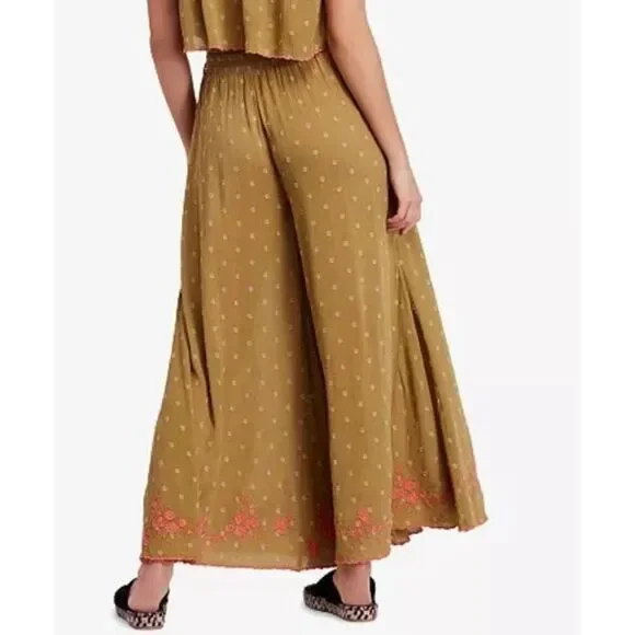 Free People Hearts Rising Pants - Picture 2 of 10